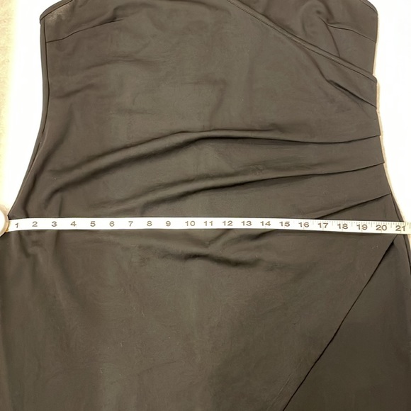 Plus size Ruched front wrap spaghetti strap dress - Picture 7 of 7